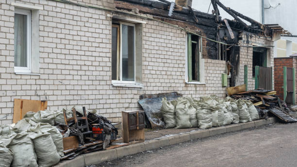 Professional Fire Damage Removal technician working in Alexandria, KY